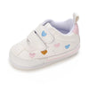 Meckior New Baby Boy Girl Shoes PU Leather Sneakers Rubber Bottom Non-Slip Lightweight First Walker Crib Shoes 0-18 Months