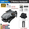 L600 Pro Max GPS Drone 4K 3-Axis PTZ HD Dual Camera Obstacle Avoidance Brushless Motor 5G WiFi RC Quadcopter Toy