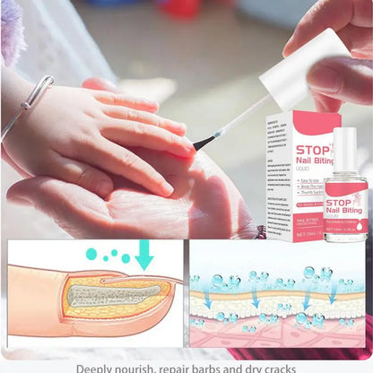 15ml Children Anti-Biting Nails – Bitter Nail Water, No Bite Cuticle Care, Non-Toxic Stop Nail Biting Polish
