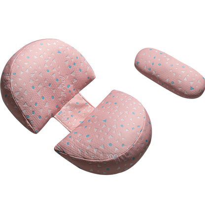 Pregnancy Pillow - U-Shaped Waist Maternity Body Pillow, Cotton Sleeping Bedding Cushion & Nursing Pillow for Pregnant Women