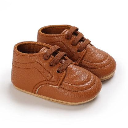 Boys and Girls Leather Loafers – Comfortable Oxford Dress Shoes, First Walkers, Baby Outdoor Shoes