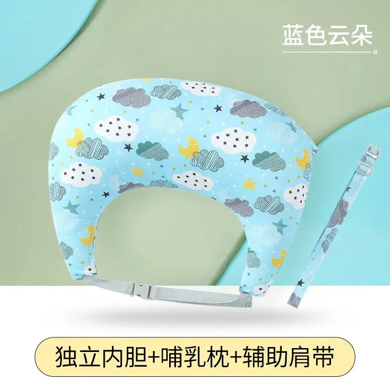 Adjustable Wedge Shaped Breastfeeding Pillow for Newborns and Expecting Mothers – Prevents Choking and Regurgitation