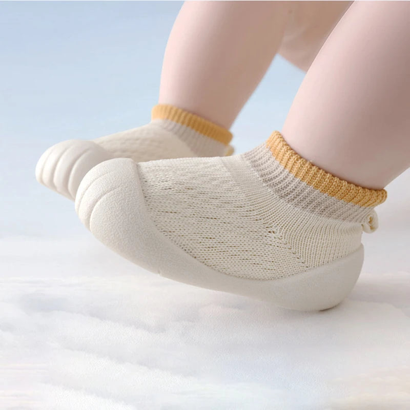 MILANCEL Baby Floor Shoes – 0-3Y Soft Soled Non-Slip Socks for Infant Girls & Boys, Autumn Winter Toddler Step Shoes