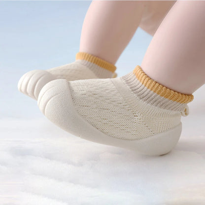 MILANCEL Baby Floor Shoes – 0-3Y Soft Soled Non-Slip Socks for Infant Girls & Boys, Autumn Winter Toddler Step Shoes