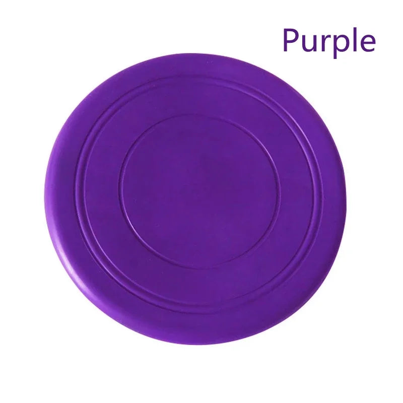 Silicone Flying Frisbee Dog Toy - Interactive Chew & Training Toy for Puppies & Dogs, 7 in (17.8 cm) - 1-Pack