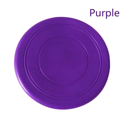 Silicone Flying Frisbee Dog Toy - Interactive Chew & Training Toy for Puppies & Dogs, 7 in (17.8 cm) - 1-Pack