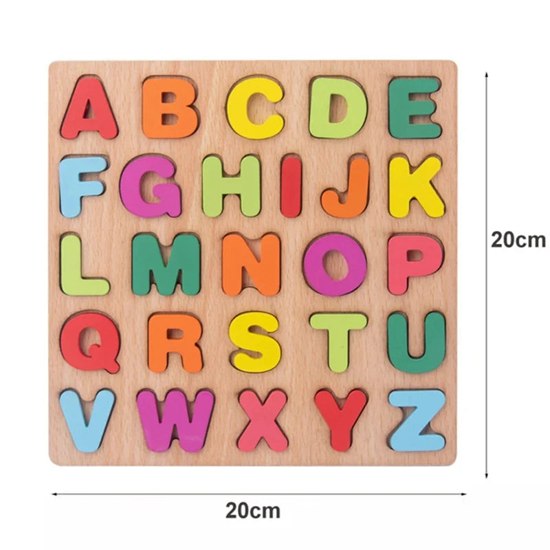 Educational Wooden Toys – Geometric Shapes Montessori Puzzle, Color Sorting Math Bricks for Baby, Preschool Learning Game