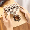 Hluru 21-Key Maple Kalimba and 17-Key Thumb Piano Portable Finger Piano Beginner Mbira Gift for Kids and Adults