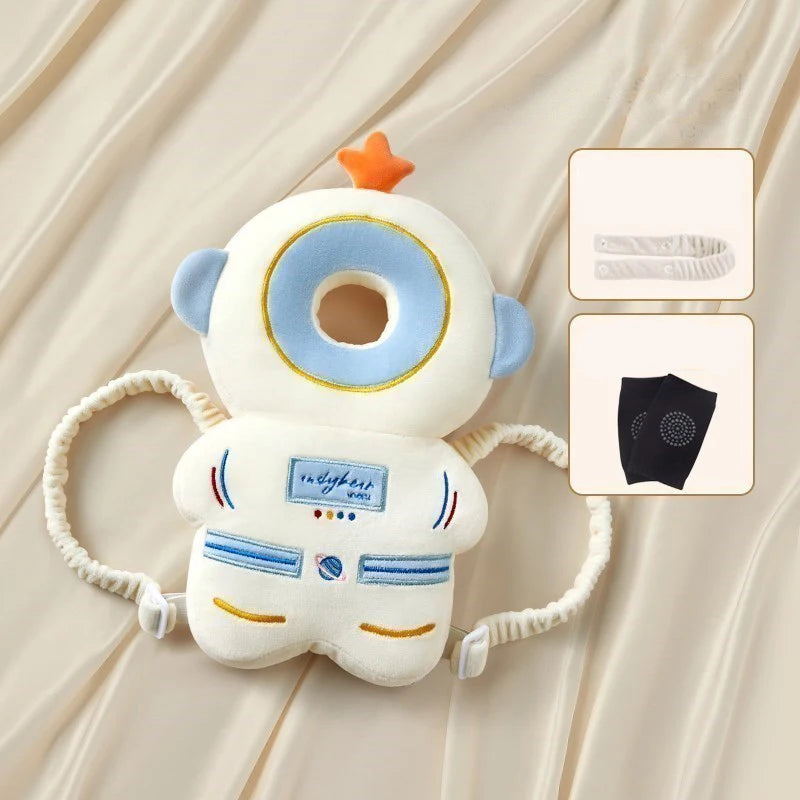 AIBEDILA Baby Head Protector Safety Pad Cushion Back Prevent Injured Elf Lion 1-3T Toddler Security Pillows Protective Headgear