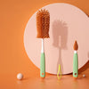 3pcs/set Silicone Baby Pacifier Straw Scrubber, Small Brush Bottle Cleaning Brush, 360 Degree Glass Cup Washing Cleaning Tool