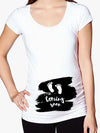 Women Pregnancy T-shirt It's A Girl Baby Print Pregnant Maternity T-shirts Funny Pregnant Women Summer Tees Tops