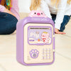 Electric ATM Money Bank Automatic Roll Cash Security Box Kids Piggy Bank with Password Lock Birthday Gift