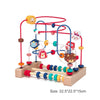 Montessori Wooden Bead Maze and Abacus – Early Math Toy for Toddlers Ages 1–3