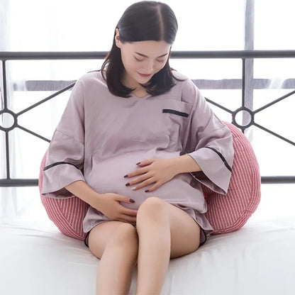 Adjustable Multifunctional Pregnancy Pillow for Side Sleepers - Waist Support and Abdomen Pillow, Maternity Supplies (1 Piece)