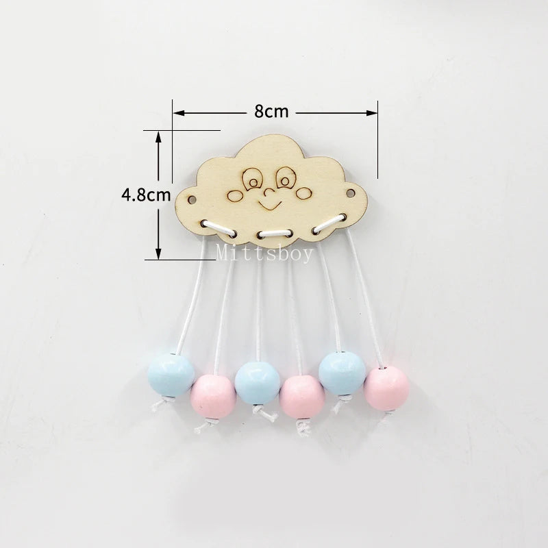 Busy Board Accessories – Montessori Wooden Toy with Key, Lock, Switch, Slides, and Paillette for Early Education Training and Learning Gifts