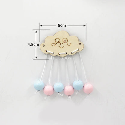 Busy Board Accessories – Montessori Wooden Toy with Key, Lock, Switch, Slides, and Paillette for Early Education Training and Learning Gifts