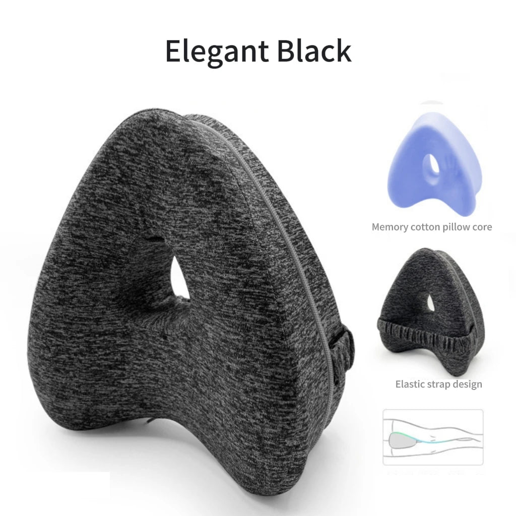 Pregnancy Heart-Shaped Leg Pillow – Memory Cotton Maternity Body Pillow for Edema Relief & Side Sleeping
