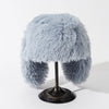 Women's Faux Fur Rabbit Ear Balaclava Hat - Bomber Ski Mask Beanie, Y2K Skullie & Halloween Accessory