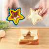 Dinosaur and Heart Sandwich Cutter Mold for Toast, Bread and Bento