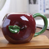 1-Piece Ceramic Kids Fruit Mug — Strawberry, Pumpkin & Pineapple Handgrip Coffee & Milk Cup | Cute Breakfast & Birthday Gift
