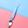 Baby Food Feeding Spoon Set – Stainless Steel Scraping & Soft Silicone Spoon for Infants and Toddlers – Includes Storage Box – BPA Free Baby Utensils for Puree, Soft Foods & Weaning