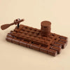 Medieval Building Blocks Playset - Viking Warriors Camp, Pirate Ship & Castle Wall (Compatible with Major Brick Brands)