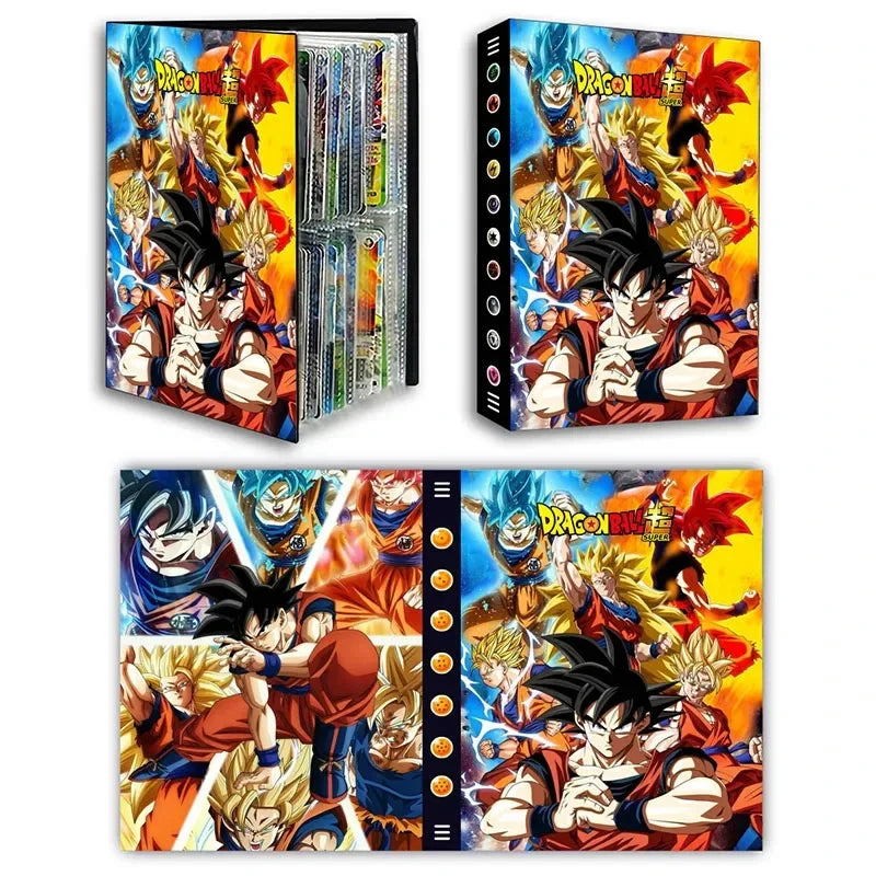 Dragon Ball Card Album - 240pcs Son Goku, Vegeta, Frieza Game Card Holder Binder, VMAX Card Collection, Kids Toy Gift