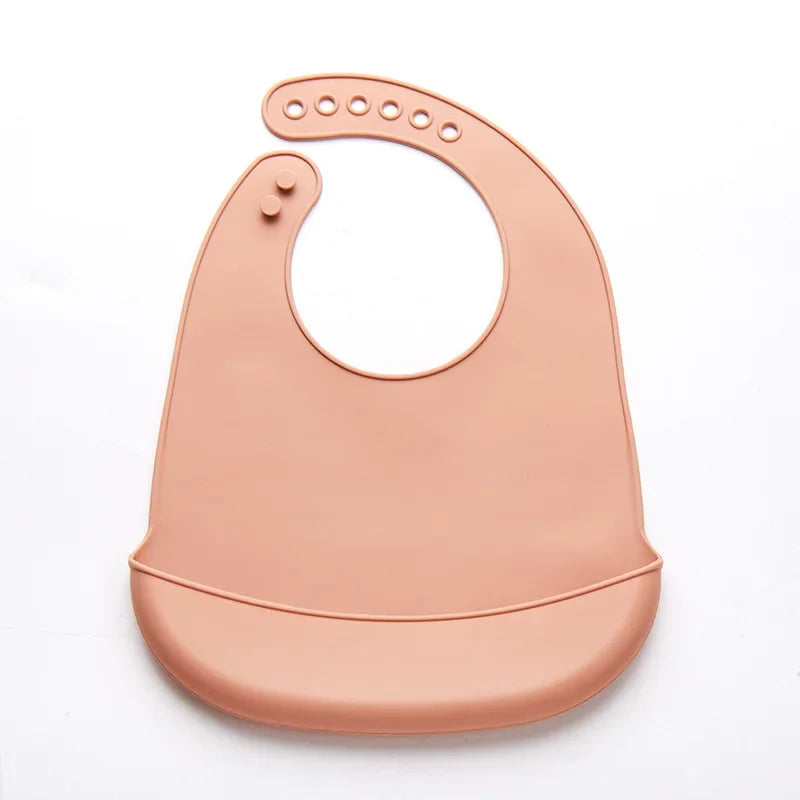 Adjustable Baby Bibs | Waterproof Soft Edible Silicone Newborn Drooling Towel | BPA-Free Saliva Dripping Scarf for Babies & Children - Kidzy Market