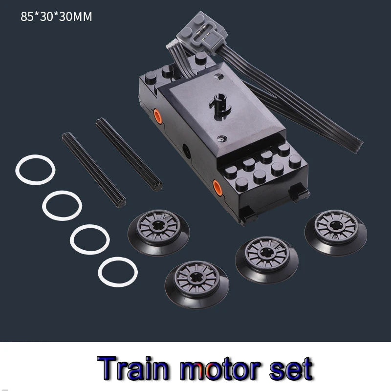 Technical MOC Micro Motor Kit – RC Power Functions Accessories for DIY Car Building Blocks