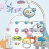 Musical Baby Crib Mobile With Lights and Music Projection Remote Control Crib Toy for Newborns
