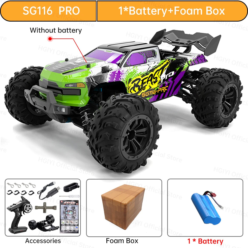 ZLL SG116 MAX/PRO 1:16 High-Speed Drift RC Car with Brushless Motor 4WD