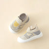 Baby Anti-Slip Breathable Crib Floor Socks with Rubber Sole - Soft Mesh First Walker Slippers
