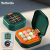 Multifunctional Electronic Tic-Tac-Toe Board Game Montessori Puzzle Chess Set Portable for Adults and Kids