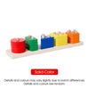 Montessori Wooden Shape Sorting & Stacking Toy for Toddlers (Ages 3-6) – Educational Color & Geometry Puzzle Preschool Gift