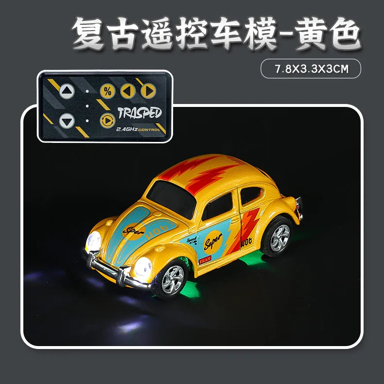 Wireless Mini Beetle Alloy RC Car with Mobile Phone Control