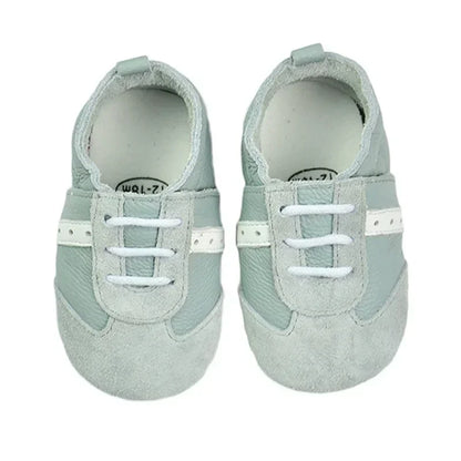 Toddler Baby Shoes – Newborn Infant Boys & Girls Soft Genuine Cowhide Moccasins, First Walkers, Skid-Proof (0-24M)