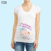 Cute Pregnant Women Maternity Clothes Baby Print Funny T-shirt - Summer Maternity Top, Pregnancy Announcement New Baby Tee