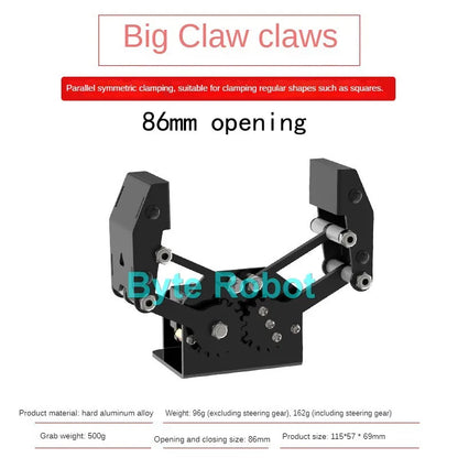 Robot Mechanical Arm for Arduino, DIY Kit for FORUNO/ESP32, Programmable UNO/ESP32 Robot Kit