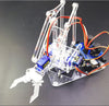 SG90 4 DOF Unassembled Acrylic Mechanical Robot Manipulator Claw for Arduino, UNO Programmable DIY Robot Arm Starter Kit