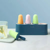Silicone 4-Hole Popsicle Mold Ice Cream Maker DIY Tray For Kids