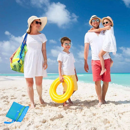 Portable Mesh Storage Bag for Kids Bath Toys and Beach Essentials Large Swimming Bag