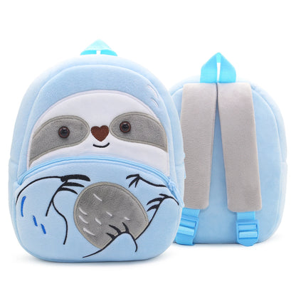 Cute Cartoon Animal School Bags – Plush Backpack for Kindergarten Kids, Boys & Girls - Kidzy Market