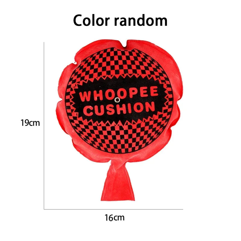 Whoopee Cushion Fart Pad – Classic Rubber Prank Toy for Kids & Adults (Sizes: 9×12 / 15×19 / 19×24 cm | 3.5×4.7 / 5.9×7.5 / 7.5×9.5 in)