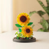 Eternal Flower Wooden Building Blocks – Assembled Toy and Desktop Decoration for Children, Festival Gift