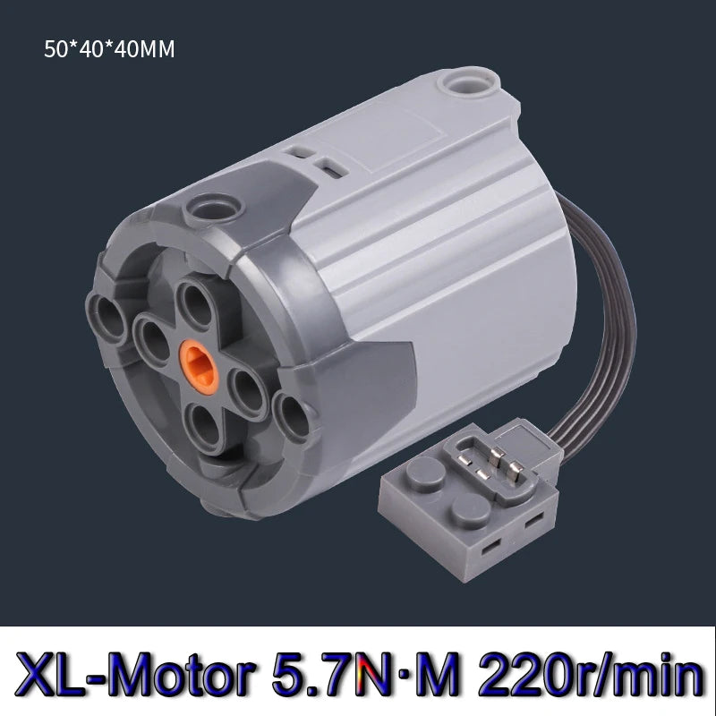 Technical MOC Micro Motor Kit – RC Power Functions Accessories for DIY Car Building Blocks