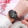 Fashion Kids LED Digital Watch for Children Boys and Girls Sports Alarm Luminous Electronic Wristwatch