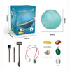 Children's Archaeology Digging Treasure Kit - Solar System Gem Ore Exploration, Science Education Toy for Kids