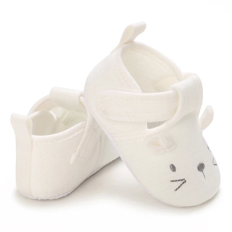 Spring and Autumn Women's Baby Casual Sports Shoes Soft Sole Anti-Slip Indoor and Outdoor First Step Walking Shoes