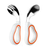 Baby Eating Training Set - Soft Silicone Spoon & Fork Cutlery, Toddler Feeding Utensils, Kids Fork Set, Children Tableware