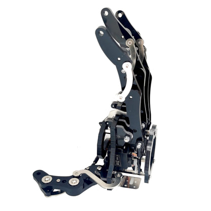 5 DOF Robot Hand with Five Fingers, Servo Control Left/Right Bionic Palm, Assembled Gripper for Arduino/ESP32 Programmable Robot
